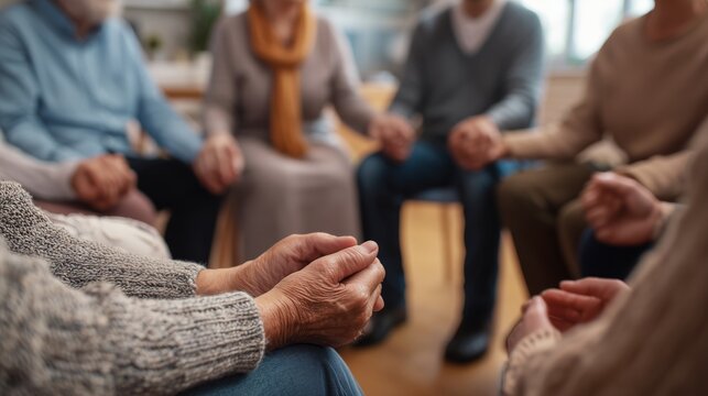Support group meeting offers comfort and connection for individuals living with dementia