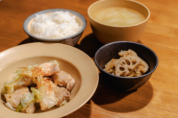 Japanese dinner set
