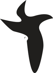 Bird Silhouette Elegant Flight