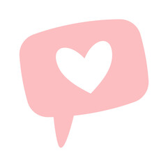 Romantic message Valentines day sticker