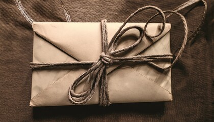 Handwritten Letters Tied With Ribbon In Sepia Tone For Emotional Storytelling And High Fidelity Aesthetic