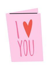 Greeting card Valentines day gift