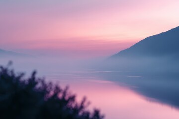 Fototapeta premium Travel landscape, serene colors, soft lighting, trending on Adobe Stock, perfect lighting