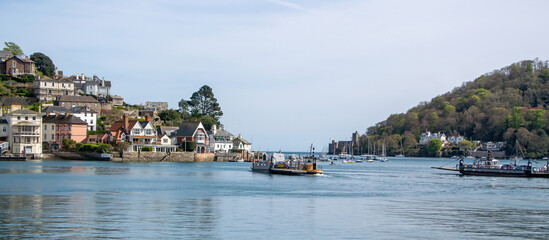 River Dart Ferry between Dartmouth and Kingswear in Devon