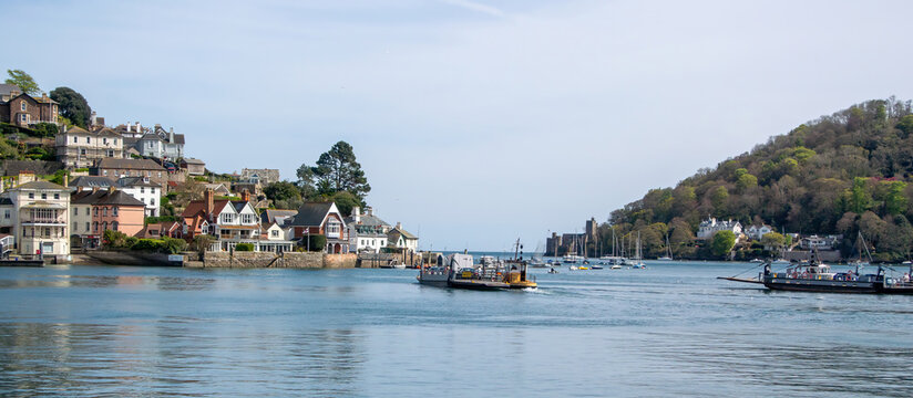 River Dart Ferry between Dartmouth and Kingswear in Devon