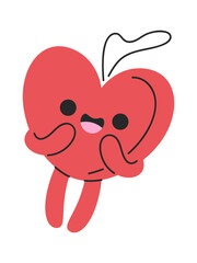 Heart pendant decorative romantic gift