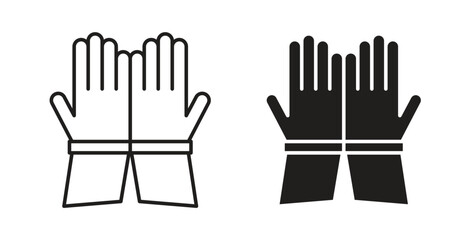 Philanthropy icons, vector symbols. filled flat sign