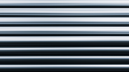 Obraz premium Abstract metallic industrial background made of horizontal metal tubes for wallpaper banner template page design
