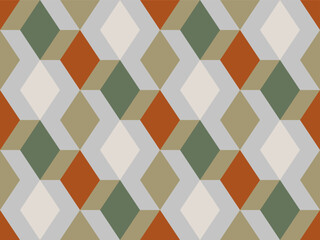 Modern vector seamless geometric pattern