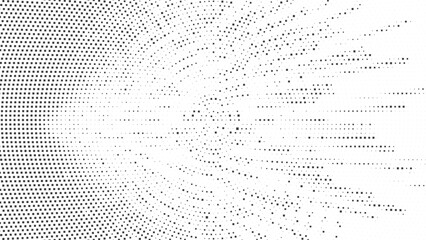 Monochrome Halftone Explosion Vector for High-Impact Poster Art, Sci-Fi Motion Graphics, Futuristic Presentation Slides, Dynamic Visual Design