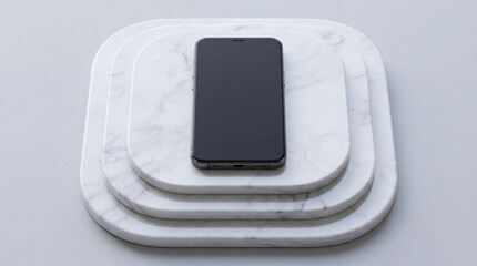 mobile phone isolated on white background