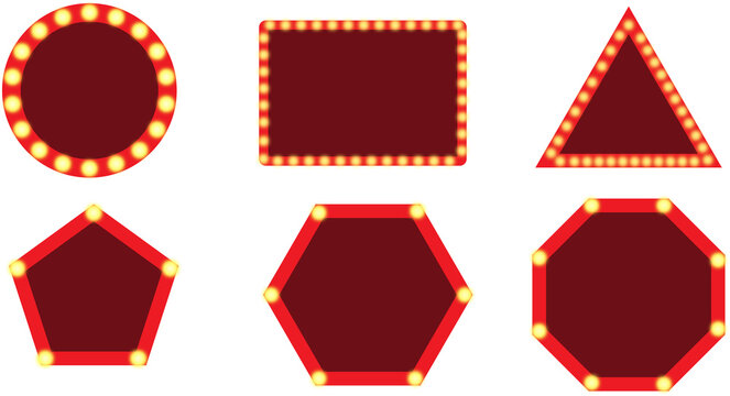 Marquee light frames