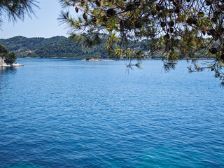 Panorama of The town of Skiathos, Sporades, Thessaly, Greece