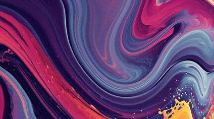 Dynamic vibrant paint swirls in motion create a stunning abstract background, perfect for modern designs and artistic projects with flowing color transitions - Powered by Adobe