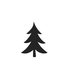 Christmas tree hand drawing element