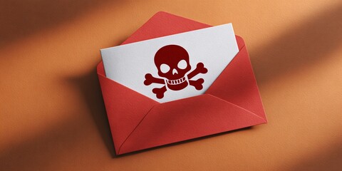 Open the letter with a virus