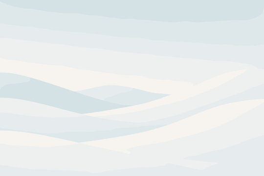 Endless gentle plains serene illustration suggesting light white abstract calm landscape winter