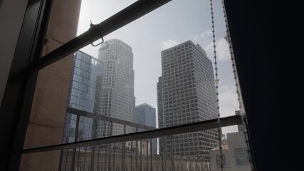 Downtown Los Angeles Skyline Viewed Through a Window.
DTLA Skyscrapers Framed by a Window View.
Los Angeles Skyline Through a Room Window.
City Buildings Seen Through Glass in Downtown Los Angeles.