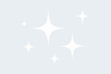 Obraz premium Flat illustration snow white sparkles cool minimal sparkle forming abstraction composition gentle