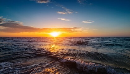 Obraz premium Sunset On The Sea
