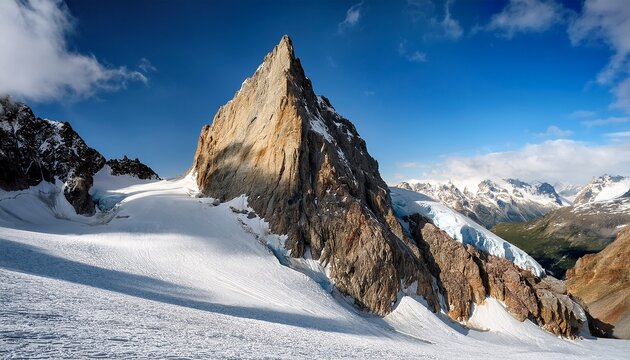View Of The Peak Of Wei Kugel Also Know As Palla Bianca The View Of Weisskugel Is From Val Senales Schnalstal On The Glacier On The Border Between Italy And Austria