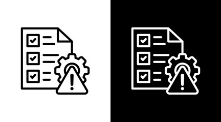 Risk Management With Icon Set Design