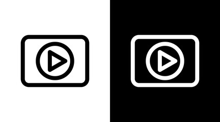 Video With Icon Set Design