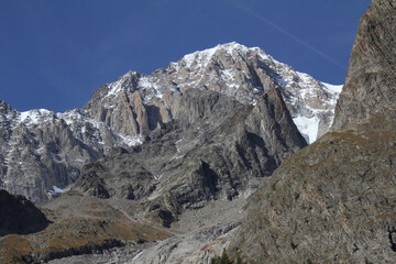il Monte Bianco dalla Val Veny; Valle d'Aosta