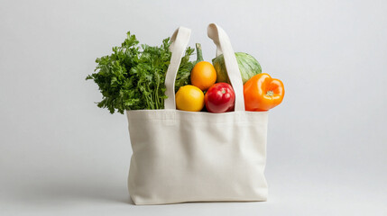Reusable grocery tote bag displayed on a clean surface, highlighting eco-friendly design, sustainability, and practicality for shopping, lifestyle, and environmentally conscious living.
