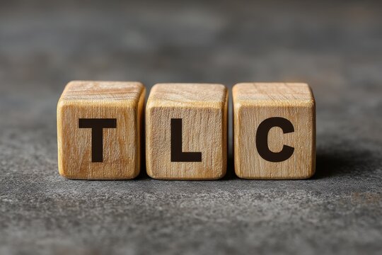 TLC - Embrace of Affection | Conceptual Representation of Tender Loving Care Acronym and its Meaning