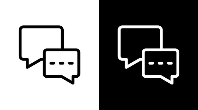 Communication With Icon Set Design