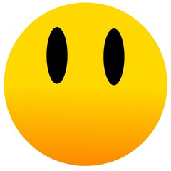 Minimal Eyes Emoji Face