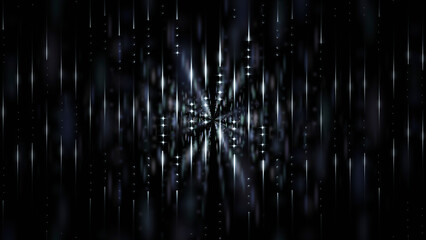 Futuristic Light Streaks on a Dark Abstract Background