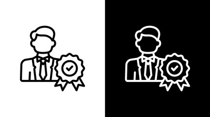 Expert With Icon Set Design