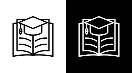 Education With Icon Set Design