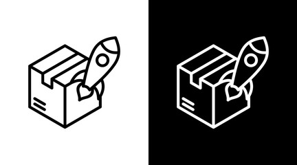 Product Launch With Icon Set Design