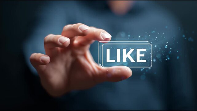 Virtual thumbs up for positive feedback