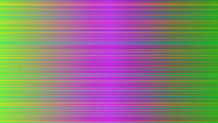 Abstract background with vibrant horizontal lines in green and purple