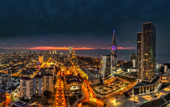 Batumi City at night