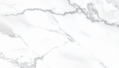 Obraz premium White marble surface with elegant grey veins, a natural stone texture background.