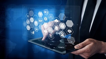 AI and IoT form an intelligent digital infrastructure linking data, connectivity, analytics, blockchain, cloud, and security systems in a seamless network. Marrow