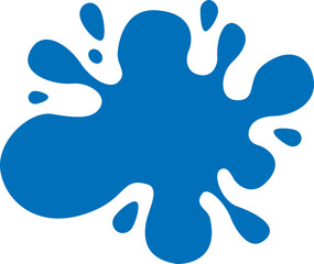 Vector illustration of a splash element