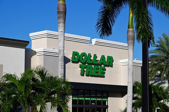 Dollar Tree discount store in sunny Florida