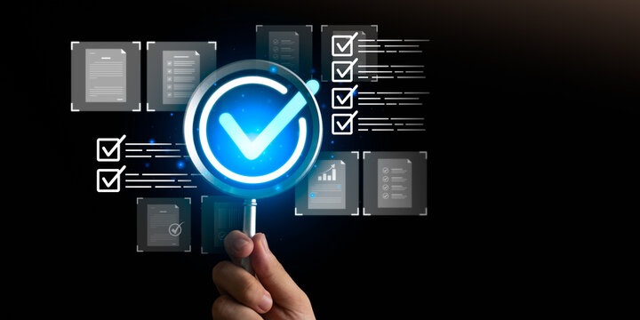 conceptual illustration of quality assurance, compliance management, performance validation, service standards, systematic evaluation designed to support reliable operations ,organizational excellence