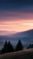Obraz premium Landscape scene, dynamic colors, clean composition, trending on Adobe Stock, perfect lighting