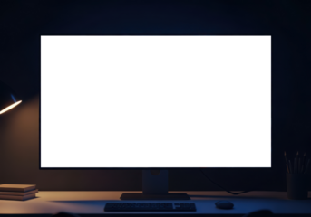 regular size pc monitor screen mock up