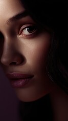 Fototapeta premium Portrait concept, luxurious colors, ultra-realistic, trending on Adobe Stock, perfect lighting