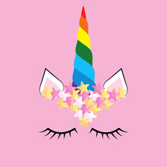 يونيكورن ذهبي سحري للبنات