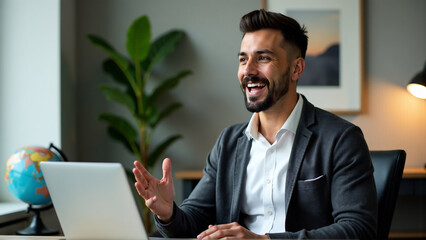 Dynamic Hispanic Virtual Class Instructor