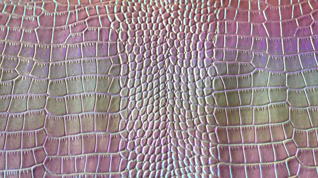 Crocodile Wallpaper.Metallic shiny crocodile leather. animalistic fashion prints. 4k footage